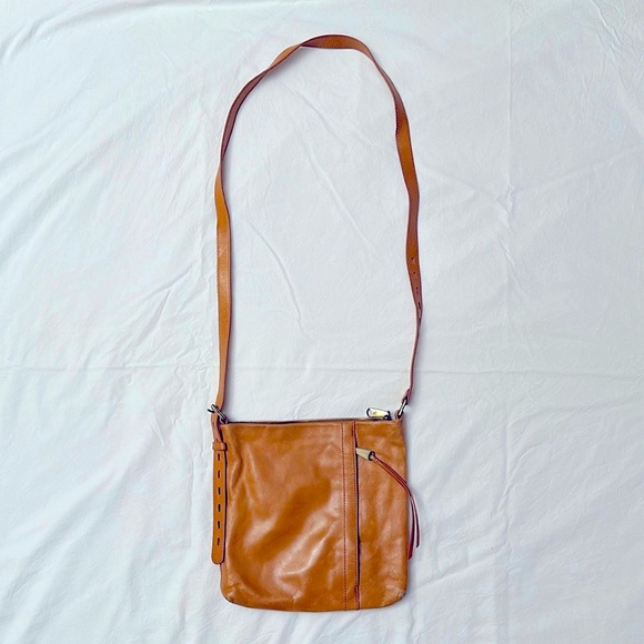 HOBO 100% Genuine Leather Drifter Crossbody Bag in Brown - Picture 4 of 10